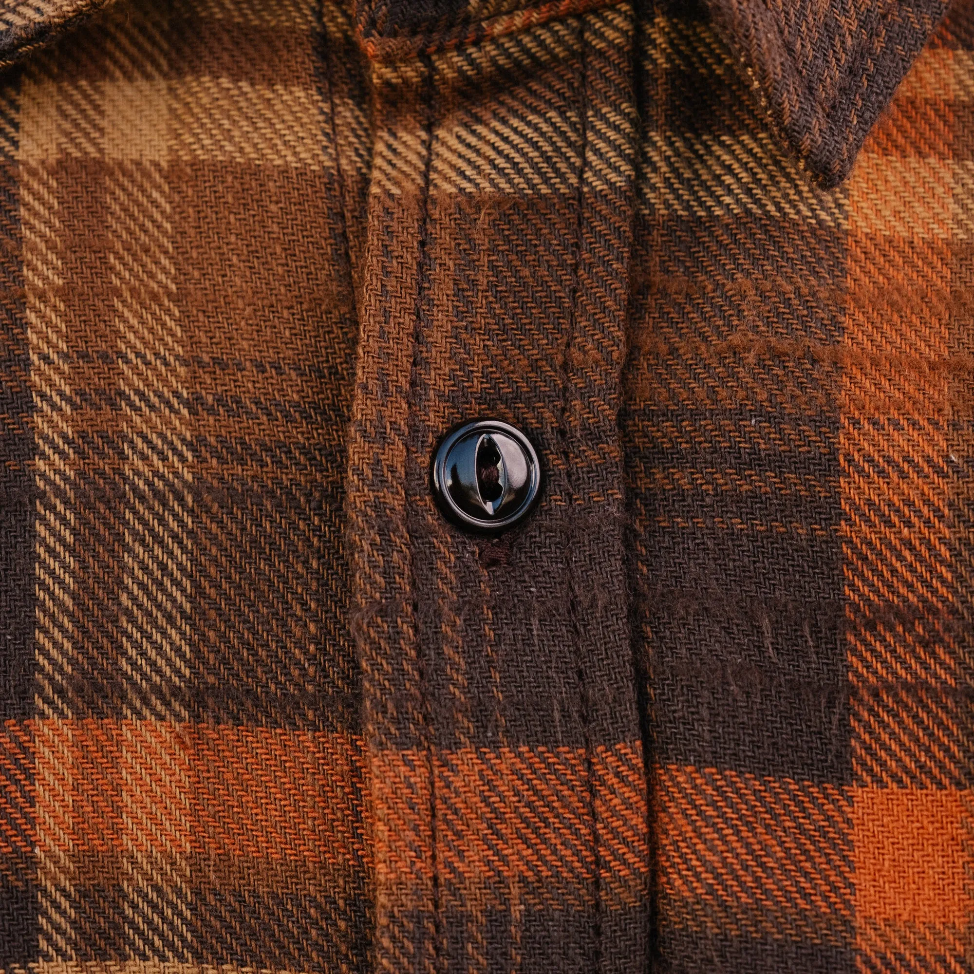 Rogue Territory Copper Plaid Oxford Shirt - Final Sale