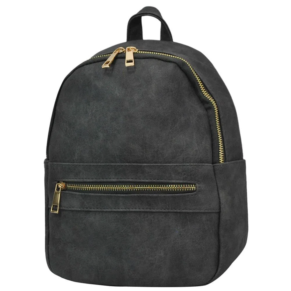 SALE! Dark Gray NGIL Faux Leather Mini Backpack