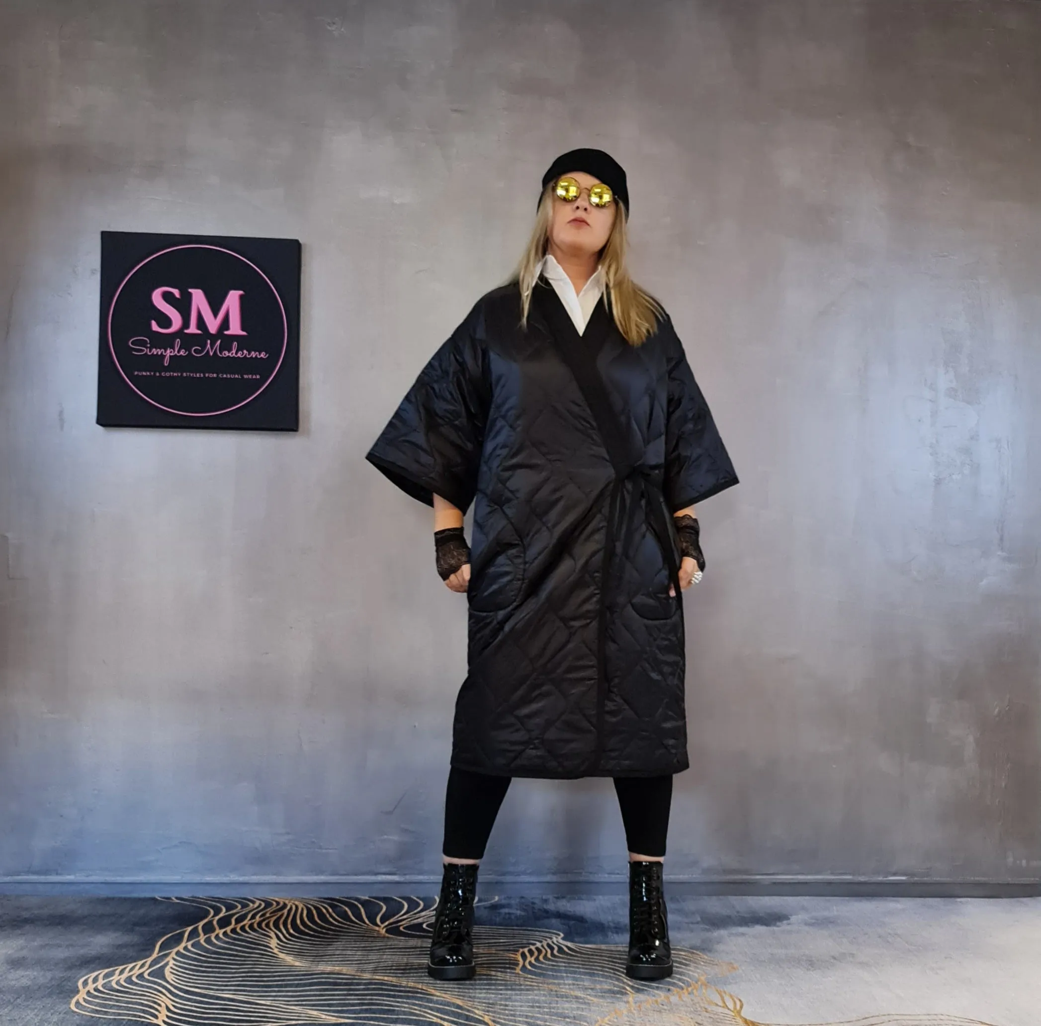 Simple Moderne Amsterdam Punk Wrap In Coat