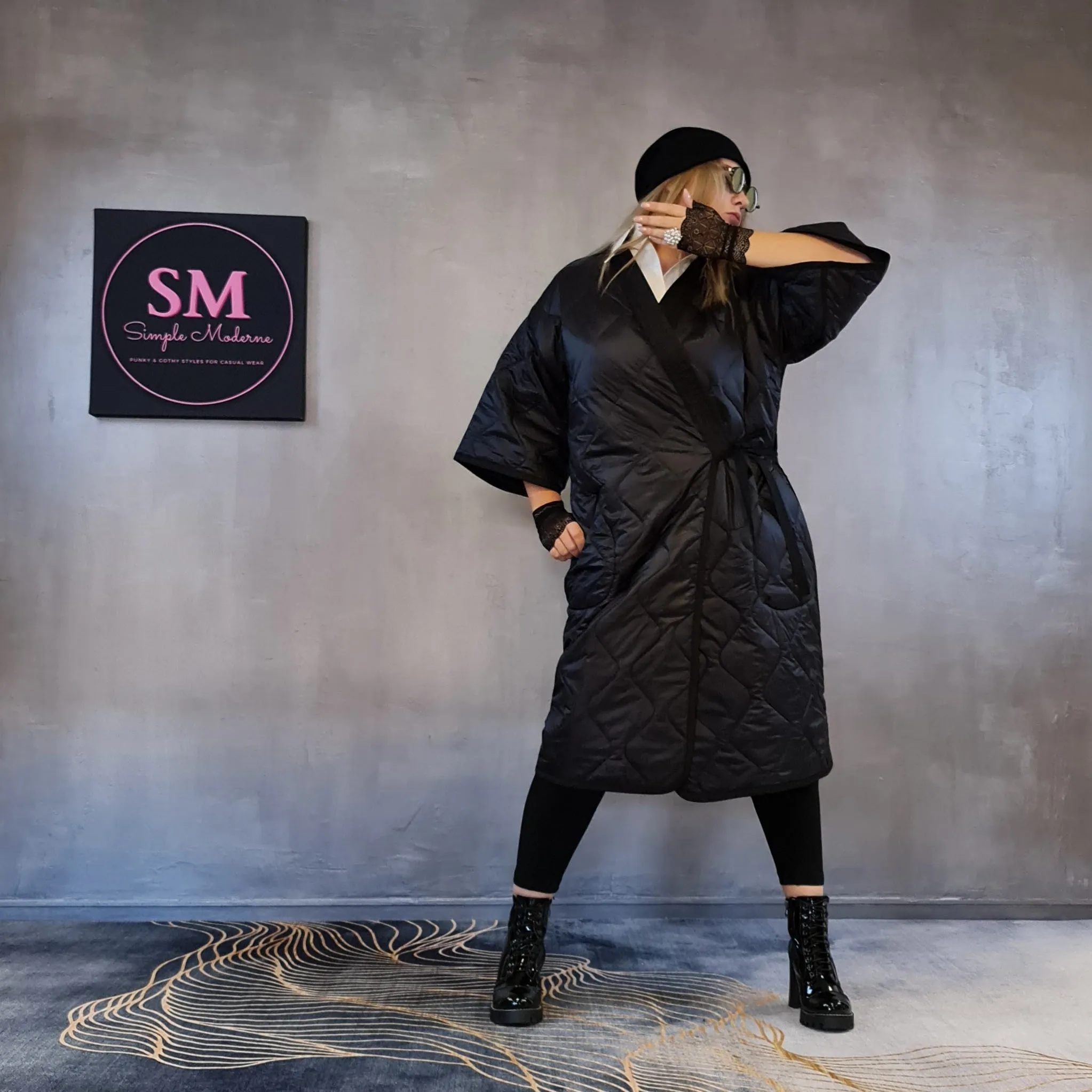 Simple Moderne Amsterdam Punk Wrap In Coat