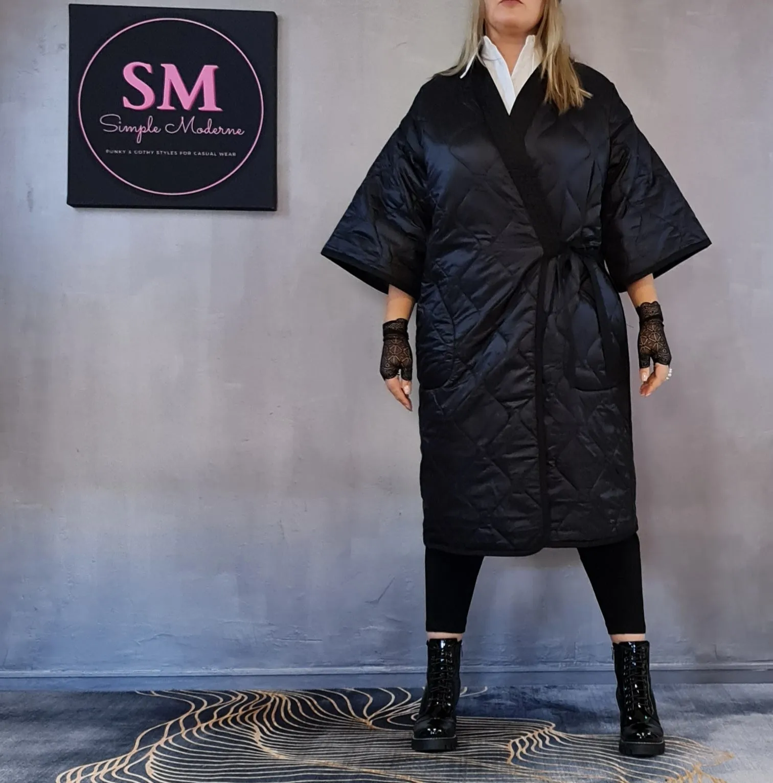 Simple Moderne Amsterdam Punk Wrap In Coat