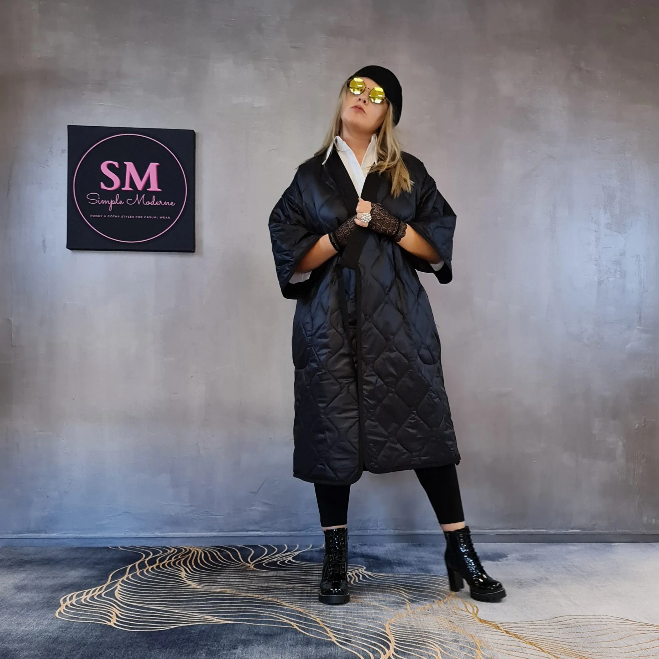 Simple Moderne Amsterdam Punk Wrap In Coat