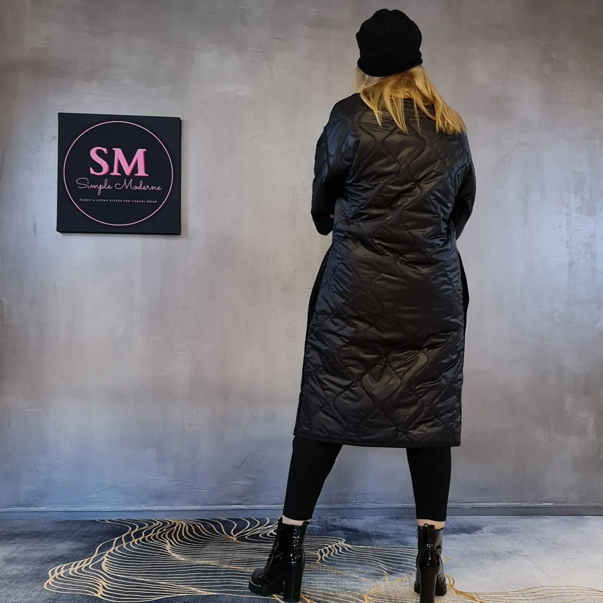 Simple Moderne Amsterdam Punk Wrap In Coat