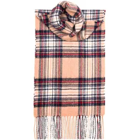 Stewart Camel Tartan Scarf