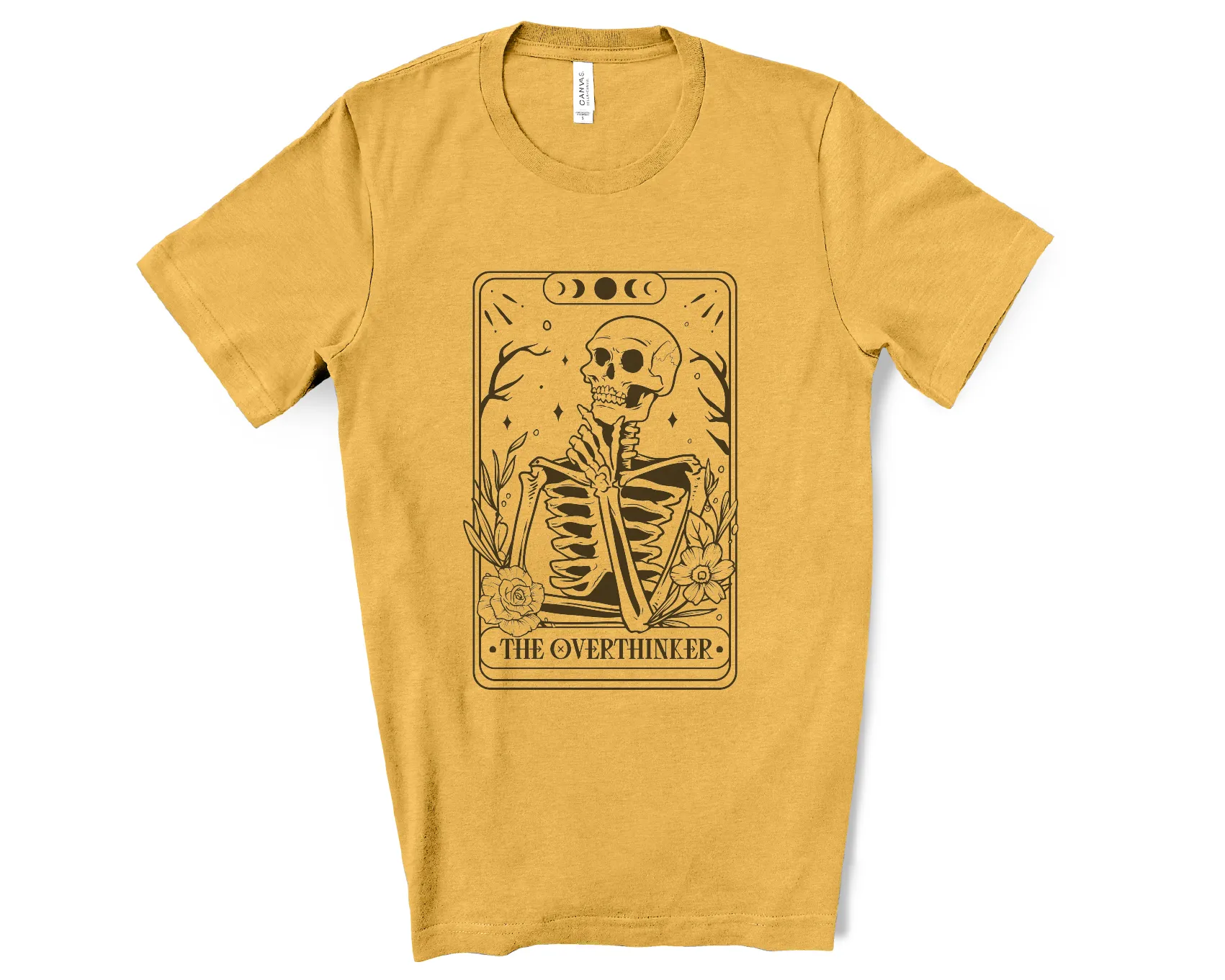 The Overthinker Tarot Card Bella Canvas Tee