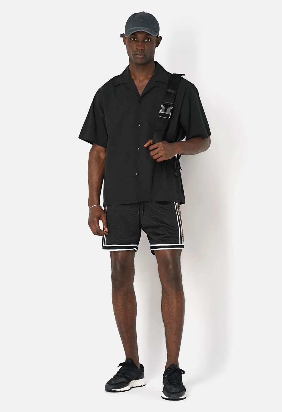 Vintage Varsity Shorts / Black X Lynx