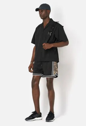 Vintage Varsity Shorts / Black X Lynx