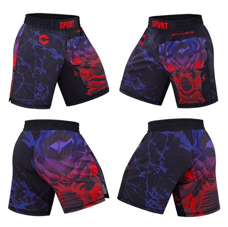 Warrior Series Men's Bull 'Not This Time' Elite Fight Shorts