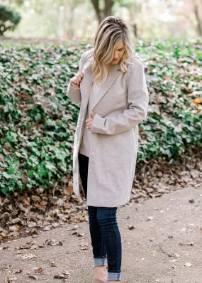 X Earth Gray Cozy Coat