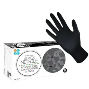 X-TRA THICK NITRILE BLACK DISP GLOVES